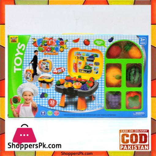 4 in 1 Fruits Toys 33 Pieces For Kid