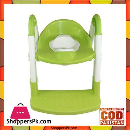 A+B Potty Seat Chair Step with Adjustable Ladder
