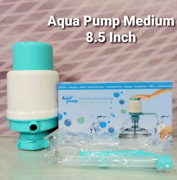 Aqua Water Pump - Manual Water Dispenser - 8.5 Inch