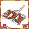 Barbecue Roaster Grill Wooden Handle - Large