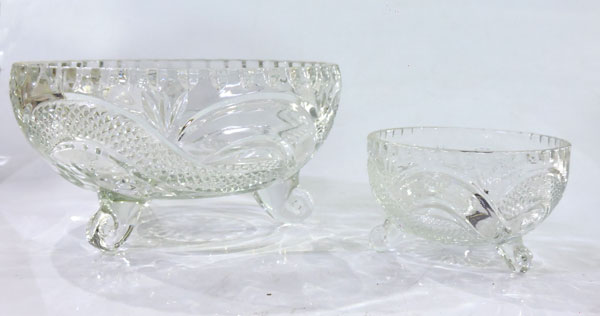 Crystal Fruit Bowls And Ice Cream Set 7 Pieces Q7 Small