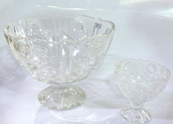 Crystal Fruit Bowls And Ice Cream Set 7 Pieces Q4