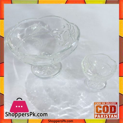 Crystal Fruit Bowls And Ice Cream Set 7 Pieces Q2
