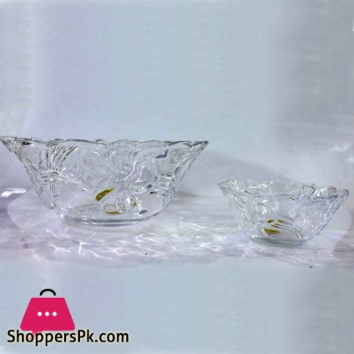 Crystal Fruit Bowls And Ice Cream Set 7 Pieces Q6 Small