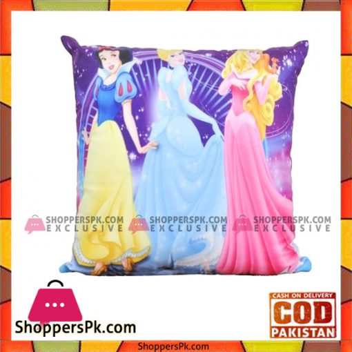Disney Cartoon Princess Sofa Cushion - Multicolor