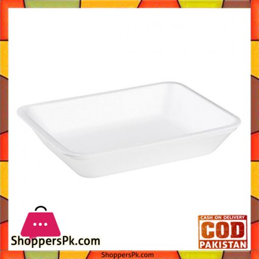 Disposable Foam Tray 100 Pcs - 6.4x4.92x0.78 Inch