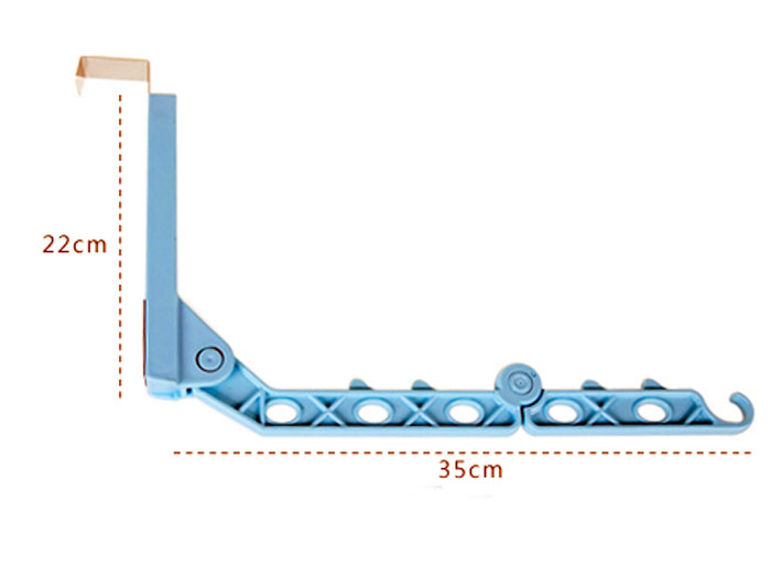 Door Hanging Foldable Clothes Hanger 8 Door Hanging Foldable Clothes Hanger