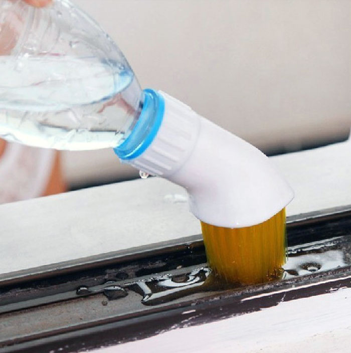 Door Soft Bristle Head Cleaning Brush 6 Door Soft Bristle Head Cleaning Brush