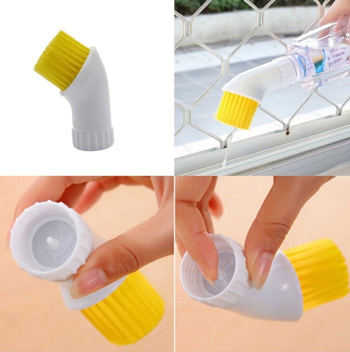 Door Soft Bristle Head Cleaning Brush 4 Door Soft Bristle Head Cleaning Brush