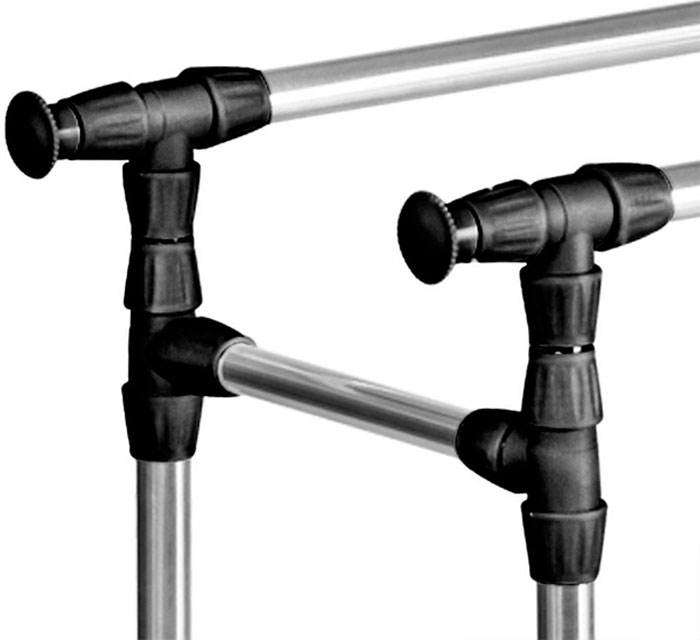 Stainless Steel Double Pole Clothes Hanger