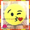 Emoji Emoticon Yellow Round Cushion Stuffed Pillow Plush Soft Toys Decor ES-0003