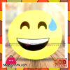 Emoji Emoticon Yellow Round Cushion Stuffed Pillow Plush Soft Toys Decor Es-0004