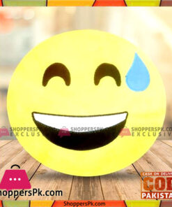 Emoji Emoticon Yellow Round Cushion Stuffed Pillow Plush Soft Toys Decor  ES-0004