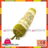 Ethnic Design Round Neck Pillow - Green