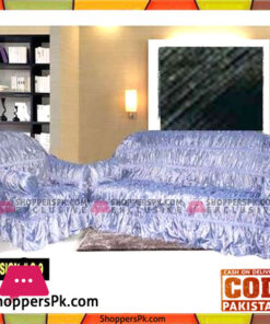 Fashioncity Sofa Covers Protector Slipcover - 5 Seater -Light Blue