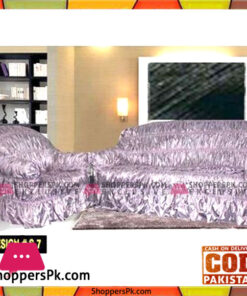 Fashioncity Sofa Covers Protector Slipcover - 5 Seater -Light Purple