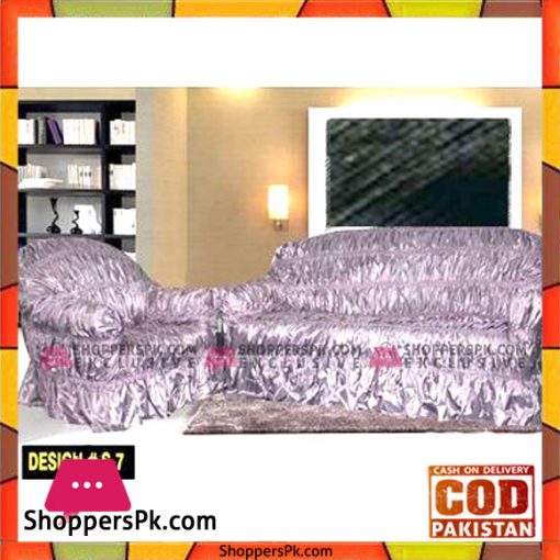Fashioncity Sofa Covers Protector Slipcover - 5 Seater -Light Purple