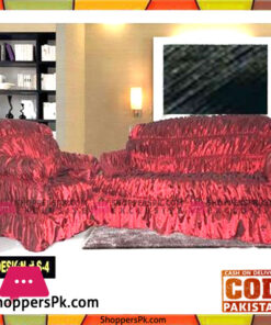 Fashioncity Sofa Covers Protector Slipcover - 5 Seater -Red