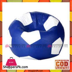 Foot Ball Design Bean Bag - Blue & White