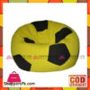 Foot Ball Design Bean Bag - Yellow &Amp; Black