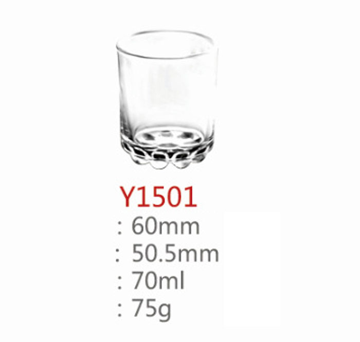 Green Apple Mini Glass 70Ml Six Pack Set Y1501