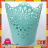 Green Flower Pattern Small Dustbins