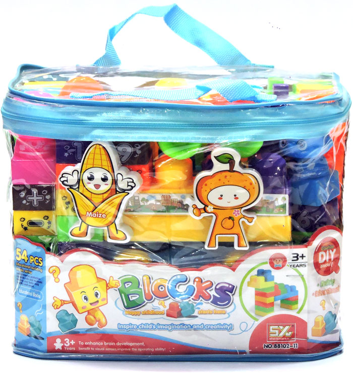 Happy Childhood 54 Pcs Building Blocks 4 Happy Childhood 54 Pcs Building Blocks