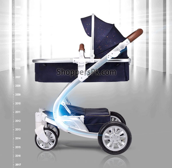 High Quality Luxury Baobaohao Baby Stroller Purple And Blue