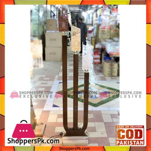 High Quality Wooden Floor Lamp 3ST