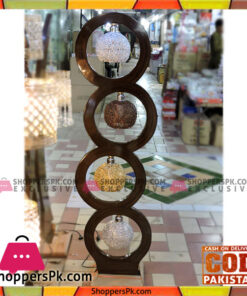 High Quality Wooden Floor Lamp Bubble Frame Style