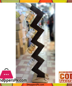 High Quality Wooden Floor Lamp Zigzag Style