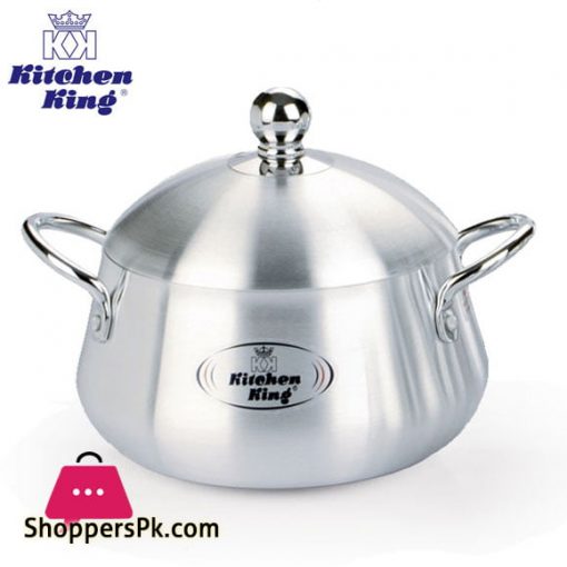 Kitchen King Julia Belly Pot Stock Pot with Lid 8.9 Liter - 26 CM