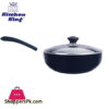 Kitchen King Imperial Classic Non Stick Single Handle Wok With Glass Lid 30cm