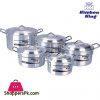 Kitchen King Supresior Cookware Anodized Cooking Pot Set - 10 Pcs