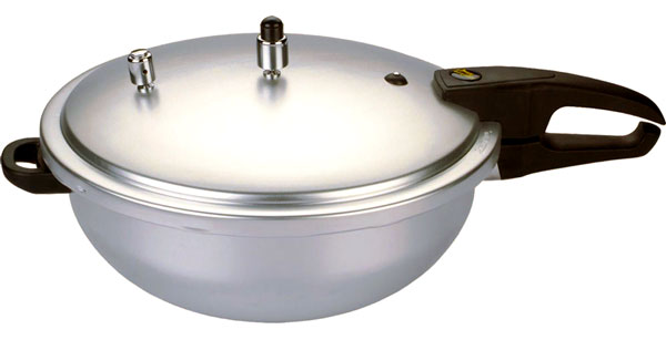 Kitchen King Wok Style Pressure Cooker 9 Liter