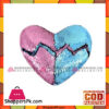 Magic Heart Shaped Pillow - Pink & Blue