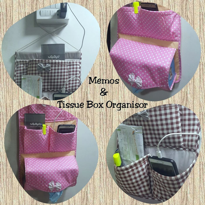 Memos and Tissue Box Organizer