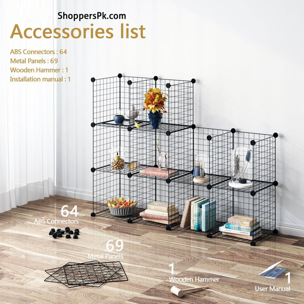 Multi Use Diy Wire 20 Cube Cabinet