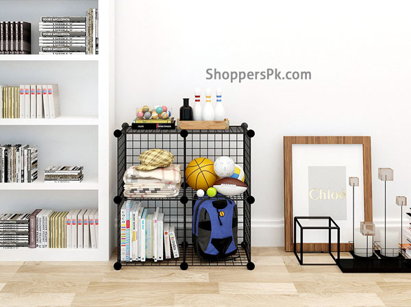 Multi Use Diy Wire 4 Cube Cabinet S12