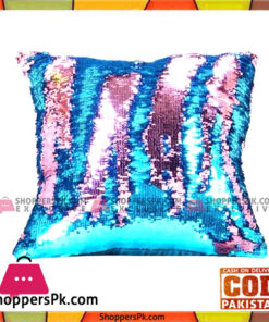 Multicolored Reversible Mermaid Sequin Pillow - cus-110-8