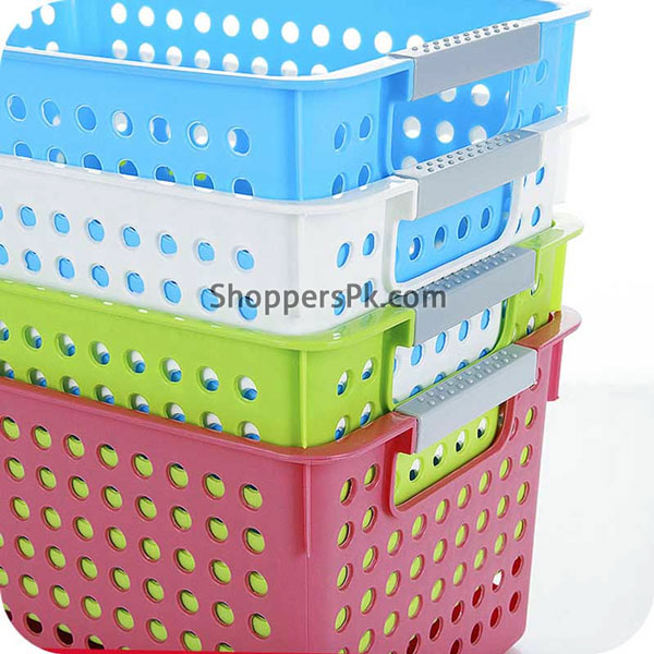 Multipurpose Rectangular Plastic Storage Basket Size: Small 29 X 14 X 12 4 Multipurpose Rectangular Plastic Storage Basket Size: Small 29 X 14 X 12