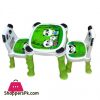 Panda Table Chair Plastic 2 Chair 1 Table