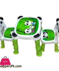Panda Table Chair Plastic 2 Chair 1 Table