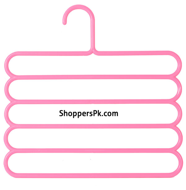 5 Layers Multipurpose Clothes Hanger Pack of 6