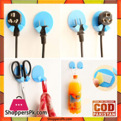 Power Plugs and Sockets Stick Hook Pack of 2