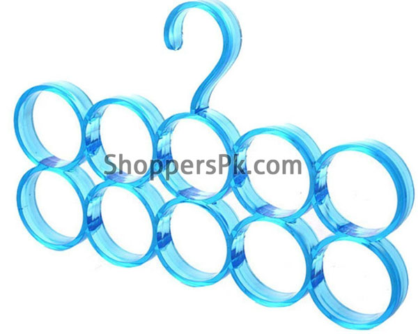 Premium Quality Plastic 10-Circle Plastic Ring Hanger One Piece
