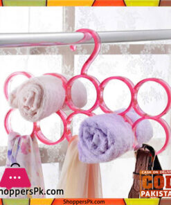 Premium Quality Plastic 10-Circle Plastic Ring Hanger One Piece