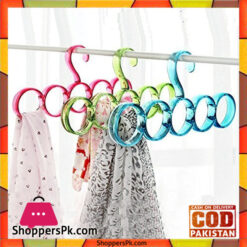 Premium Quality Plastic 5-Circle Plastic Ring Hanger One Piece