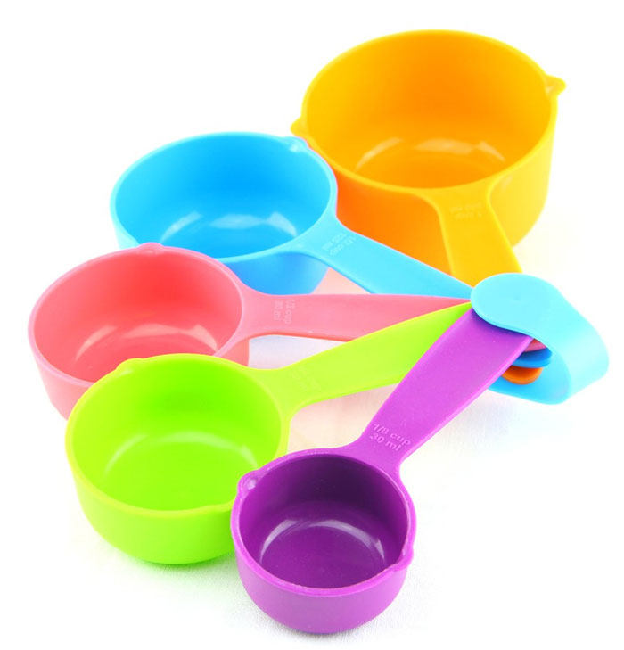 Rainbow Measuring Cups 5 Pcs Set