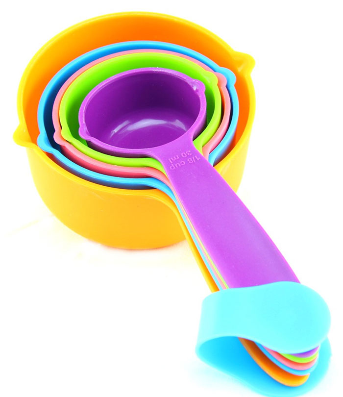 Rainbow Measuring Cups 5 Pcs Set